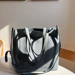 Madewell Suede Medium Transport Tote